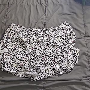 Cheetah print pj shorts